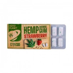 Chewing Gum Strawberry CBD 17mg