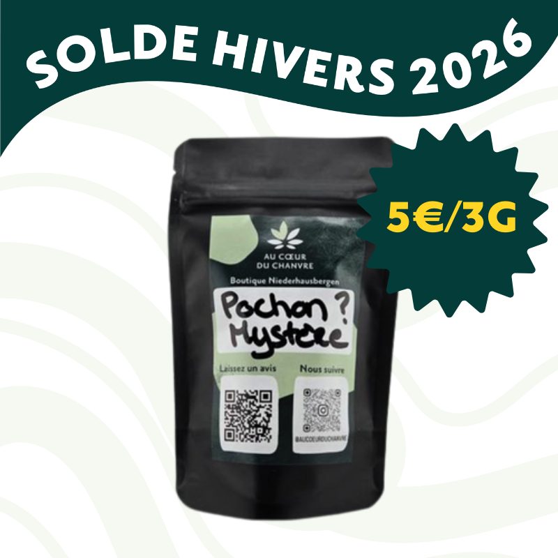 Pochon Mystère - Fleurs CBD - Au Coeur du Chanvre