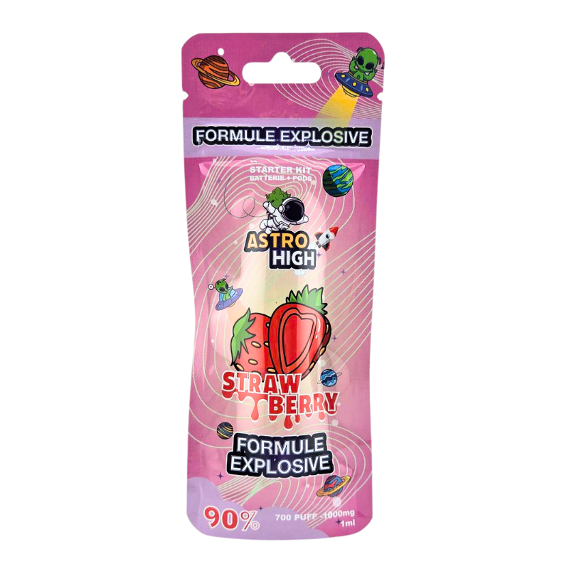 Puff FUZ - Strawberry 1ml - Au Coeur du Chanvre