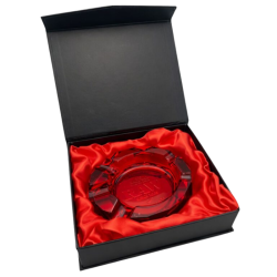 Cendrier en Verre RAW - Ruby - Au Coeur du Chanvre