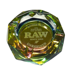 Cendrier en Verre RAW - Rainbow - Au Coeur du Chanvre