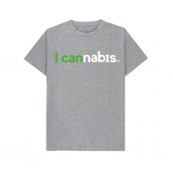 T-Shirt "I Can nabis" Gris